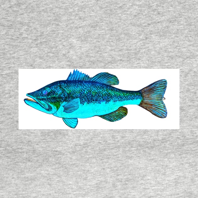 Largemouth Bass Fighting Fish by Matt Starr Fine Art
